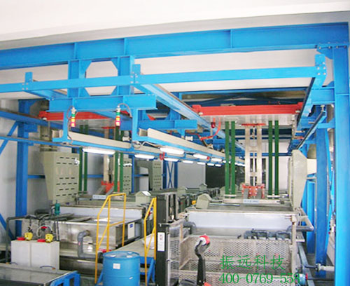 全自動天井式掛鍍生產線